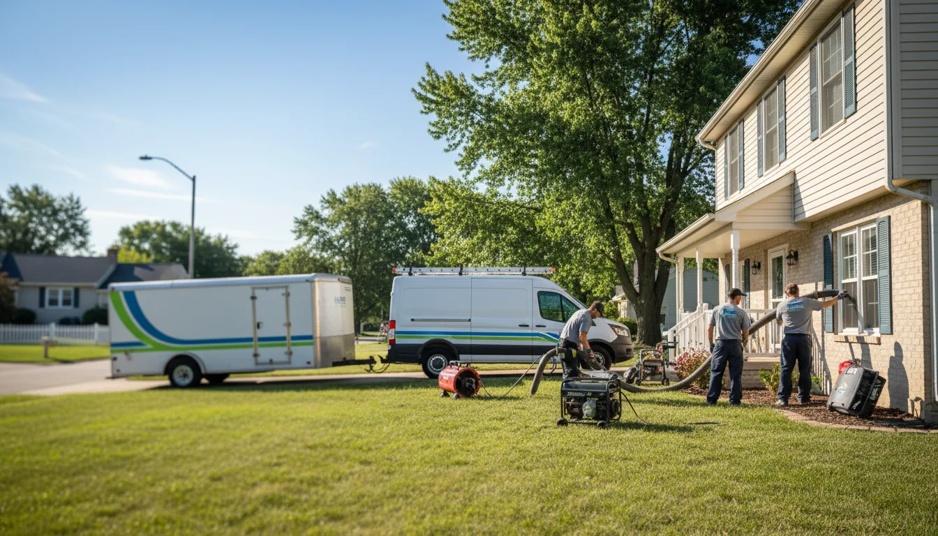 Flooded Basement Restoration And Cleanup With Repair in Oakley, KS near me